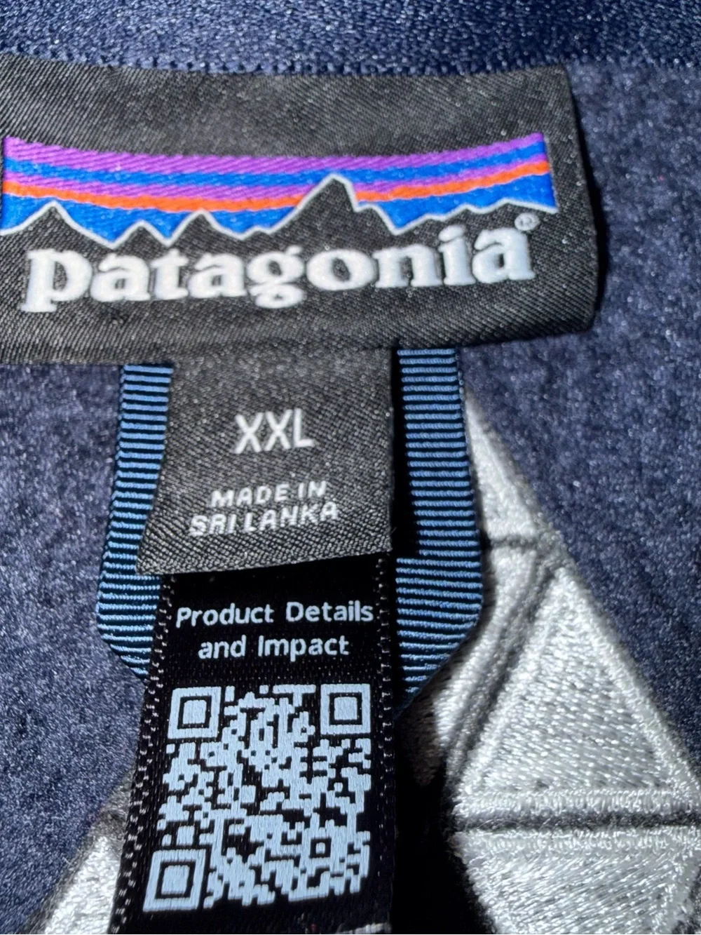 Patagonia Men’s Better Sweater Full Zip Fleece Vest Navy Blue Size XXL